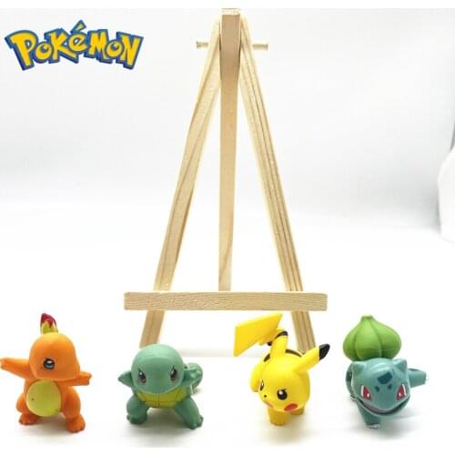 2021New Tomy Pokemon Pikachu Squirtle Charmander Bulbasaur Anime Toys Anime Figures Pvc Japanese Anime Boxed Model Doll Toy Gift