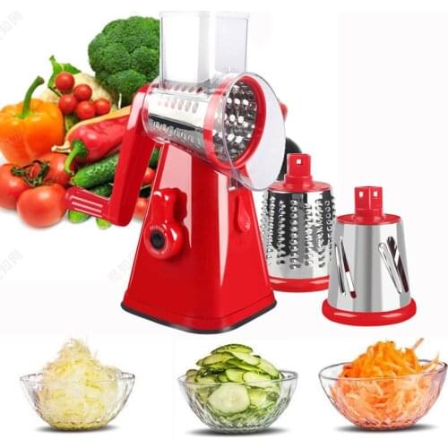 Vegetable Cutter Multifunctional Rotary Slicer Round Slicer Graters Potato Carrot Cheese Kitchen Gadgets Chopper Food Processor