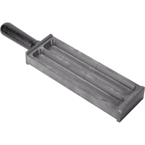 Portable Graphite Ingot Mold Mould Crucible for Melting Casting Refining Gold Silver Metal, Black , with Handle Design