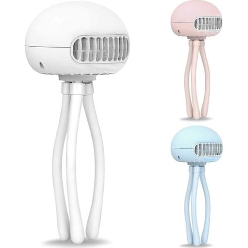 Portable Fan Stroller Fan Mini Personal Fan,Car Seat Baby Fan Battery Operated Rechargeable USB Fan Clip on Fan
