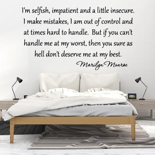 Colorful English Sentences Wall Decal Living Room Removable Mural Living Room Bedroom Background Wall Art Decal