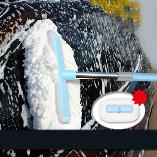 Long handle car cleaning brush cleaning mop dusting multi-function telescopic cleaning car brush soft hair car wash brush
