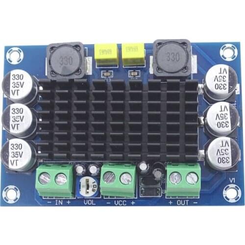 XH-M542 DC 12-26V 100W TPA3116DA Mono Channel Digital Power Audio Amplifier Board TPA3116D2