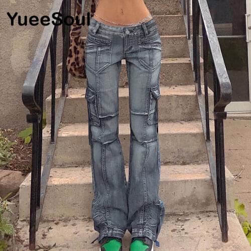 Широкие джинсы Yueesoul China At AliExpress