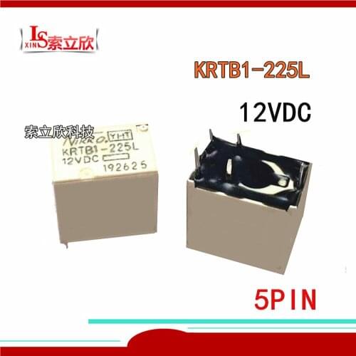 10PCS/LOT 100%Original New Automobile Relays KRTB1-225L 12VDC KRTB1-225L-12VDC KRTB1-225L-12V KRTB1 225L DC12V 5PIN
