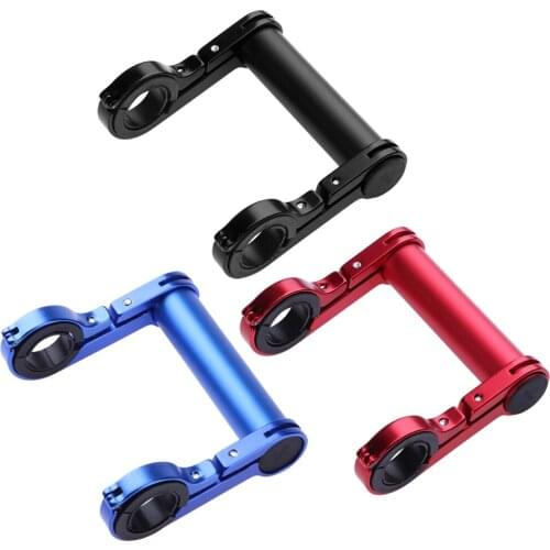 100MM Bicycle Light Holder Handlebar Extender Clamp 31.8MM Cycling Bike Frame Double Extension Mount Holder for Bike Light