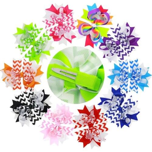 MAYA STEPAN 1 Piece Children Barrettes Butterfly Handmade Wavy Hair Clip Hairpins Accessories Baby Newborn Headwear