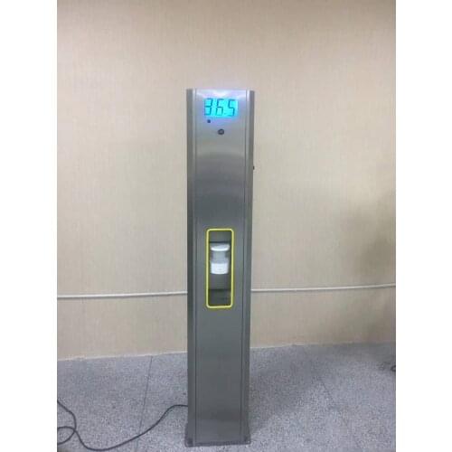 Door type temperature measuring door human body temperature detecting and disinfecting instrument school security door automatic