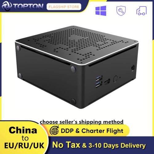 2Lan Gaming PC Intel Core i9 10980HK i7 10750H i9 9880H 2*DDR4 2*M.2 NVMe Windows 10 Linux Mini Computer 4K HTPC HDMI DP WiFi