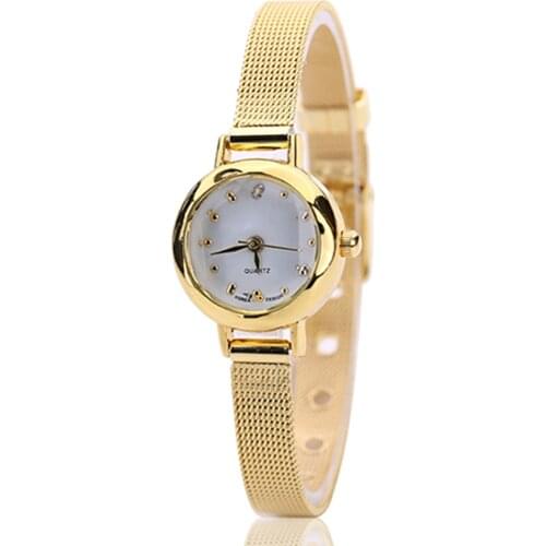HOT SALES!!! Womens Fashion Mesh Fine Alloy Band Rhinestone Dial Quartz Bracelet Wrist Watch Wholesale Dropshipping New Arrival
