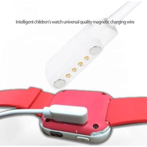 60cm Magnetic USB Charge Charging Cable Cord For Smart Watch with Magnetics Plug 4pin 7.62 Pitch Smart Bracelet
