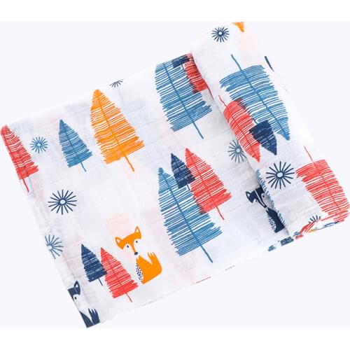 1Pc Muslin 100% Cotton Baby Swaddles Soft Newborn Blankets Bath Gauze Infant Wrap Sleepsack Stroller Cover Play Mat Newborn