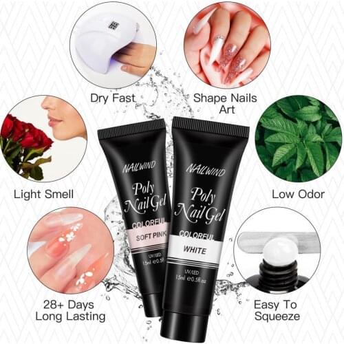 Manicure Set Gel Good Tenacity Non-irritating Easy to Apply Manicure Nail Art Gel Polish Kit