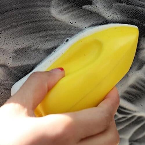 Car Leather Seat Care Detailing Clean Nano Brush Auto Interior Wash Washing Cleaning Brush Sponge Car Clean Detail Accessories