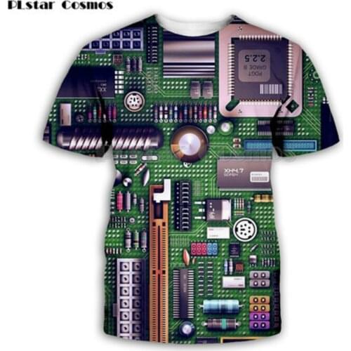 2021 New Electronic Chip Hip-hop T-shirt for Men and Women 3d Printing Fashion T-shirt Harajuku Punk Style ID Horse Hot Sale