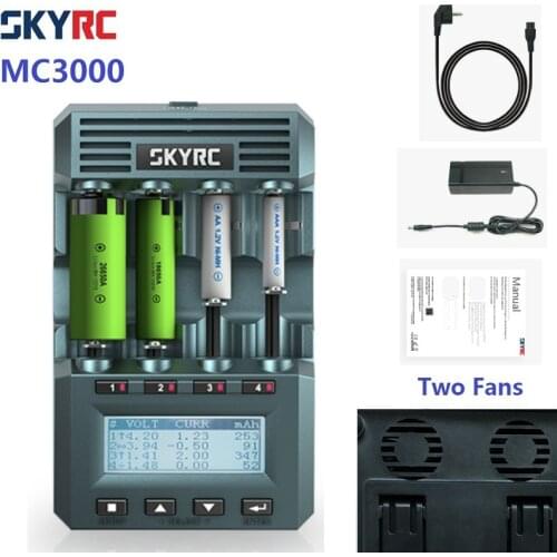 Original Genuine SKYRC MC3000 UNIVERSAL BATTERY Charger ANALYZER Two Fans By IPHONE / ANDROID APP