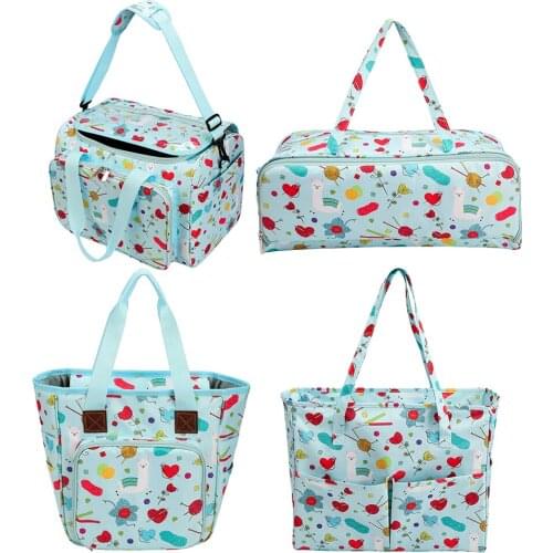 Practical Knitting Bag Crochet Hooks Shopping Bag Yarn DIY Sewing Tools