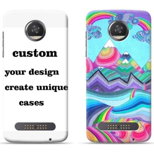 Rainbow Mobile Phone Case Custom Printing for Motorola MOTO Z3 For Motorola Series Full Wrap Printing Cases Drop ship support