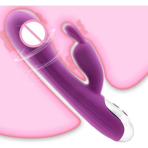 Adult Sex Toys Dildo Vibrator For Women Clitoris Stimulator Double Rod Masturbation Rabbit Vibrating G Spot Vagina Massager Shop