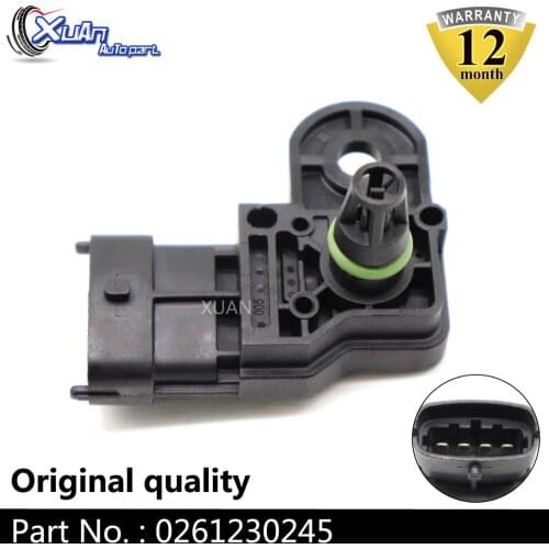 XUAN 0261230030 1 BAR Manifold Absolute Boost Pressure MAP Sensor FOR ALFA ROMEO MITO FIAT 500 BRAVA DOBLO FIORINO Box Body