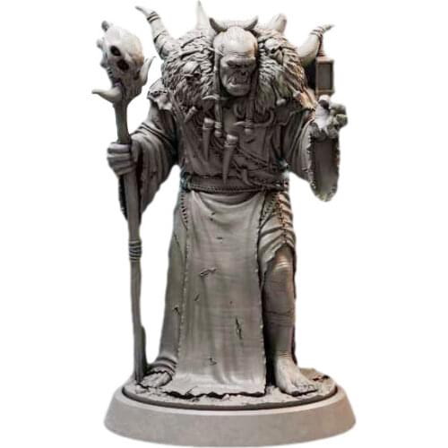 1/24 75mm 1/32 56mm Resin Model Kits Orc Lord Figure Unpainted No Color RW-017