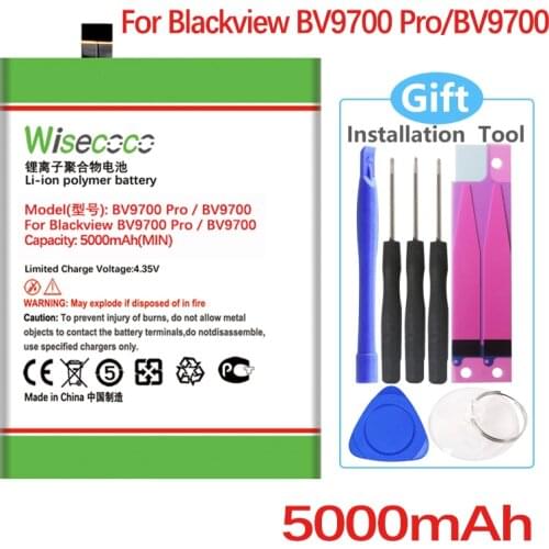 Wisecoco Battery For Blackview BV9700 CellPhone In Stock High Quality +Tracking number
