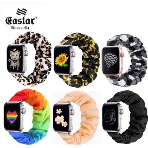 Colorful Loop Nylon fabric Strap For Apple Watch band 44mm 40mm 38mm 42mm Elastic Bracelet for iWatch Series 6 SE 5 4 3