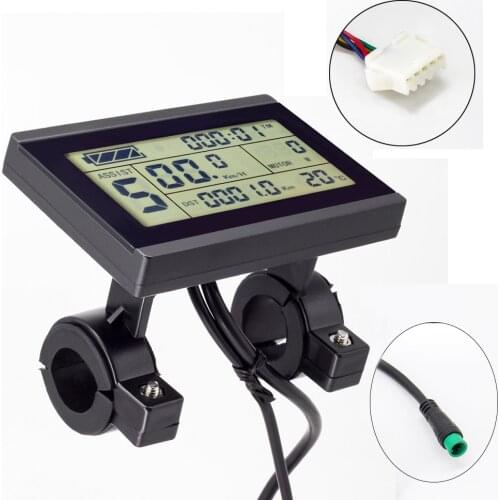 Kunteng Electric Bike Display Waterproof or SM Connector KT LCD5 LCD4 Display Ebike Parts for E Bike KT controller 36V 48V