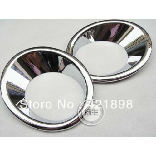For Hyundai Santa fe 2010 2011 2012 ABS Chrome Front fog light cover trim 2 pcs