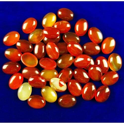 10Pcs 22g Natural Red Agates Oval CAB CABOCHON 18x13x5mm JM147