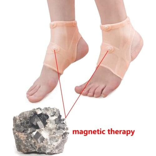 1Pc Magnetic Therapy Ankle Brace Support For Sprains Strains Arthritis Torn Tendons Pain Relief In Foot Ankle Safety Protector