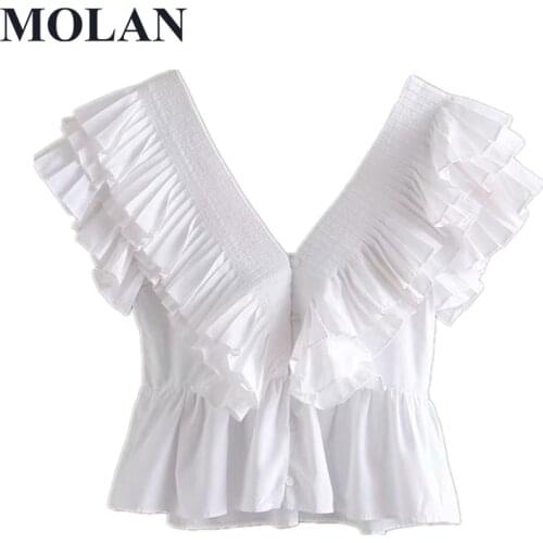 Женские летние футболки MOLAN China At AliExpress