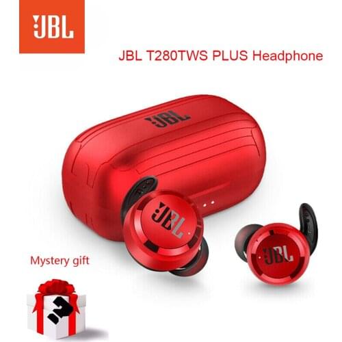 New JBL T280 TWS Plus True Wireless Bluetooth Earbuds Stereo Music Wireless Earphones Sports Bluetooth T280 TWS Upgraded Version