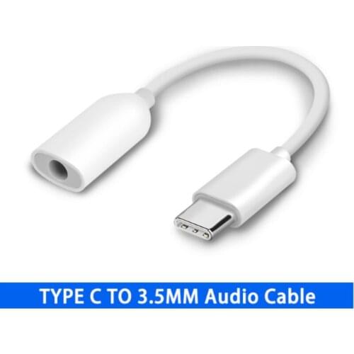 Original for xiaomi type c to 3.5mm audio female Jack cable earphone line adapter for mi cc9 pro 8 9 se 9t A2 remid note 8 7 pro