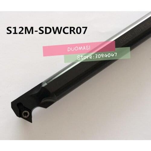 S12M-SDWCR07 turning tool holder 10mm internal Turning tools Screw Locked CNC Lathe Tool Holder For DCMT070204 Inserts,SDWCR/L