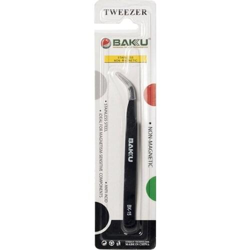 BAKU BK-15ESD CURVE END TWEEZERS