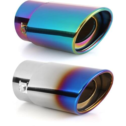 Universal Practical Multi-functional Durable Burnt Color Car Exhaust Muffler Straight Stainless Steel Silencer Tip