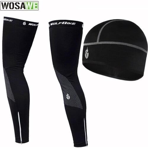 WOSAWE Outdoor Sports Motorcycle Fleece Warm Riding Equipment Warm Leg Cover Fleece Windproof Cap Motorbike Leg Cover Warm Setc
