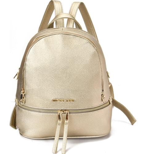 2018MICKY KEN WomenS Backpack High-Grade Pu Leather Mochila Feminina Fashion Casual Mochilas Mujer Hot Europe And America