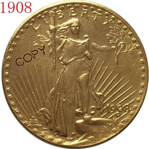 1908 $20 St. Gaudens COPY COINS