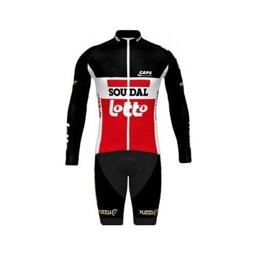 2020 Lotto Soudal Team Bodysuit Summer Cycling LONG Jersey Sets Bicycle Clothing MTB Maillot Ropa Ciclismo