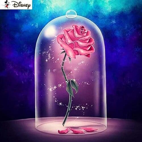 Disney Diamond Painting Cross Stitch Pattern 5D Diamond Embroidery "Cartoon beauty beast" Home Decor DIY diamond Art A30855