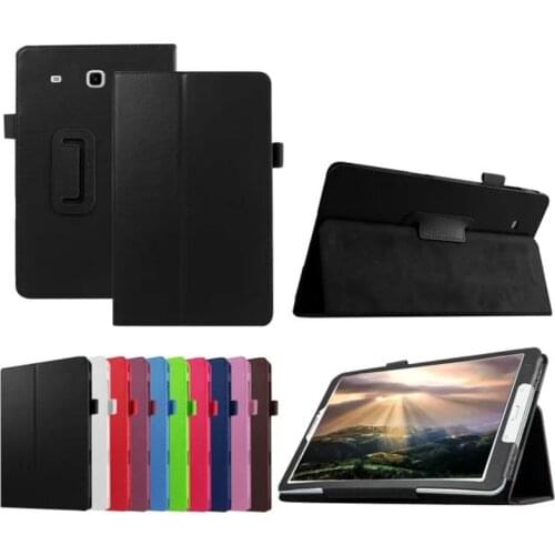 For Samsung Galaxy Tab E 9.6 inch SM T560 T561 Cover Case Protective PU Leather Tab e SM-T560 SM-T561 9.6" Tablet PC Case Cover