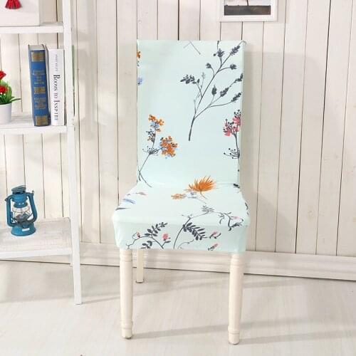 Colorful Pattern Strech Home Decor Dining Chair Cover Spandex Decoration covering Office Banquet Hotel chair Covers