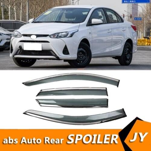 For Toyota YARiS L 2017-2019 YARiS L Window Visor Vent Shades Sun Rain Deflector Guard For s Auto Accessories 4PCS/SET