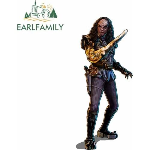EARLFAMILY 13cm x 5.6cm for Changeling Martok Star Trek Waterproof Decal Anime Car Styling DIY Occlusion Scratch Car Stickers