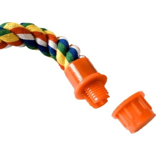 Flexible Bird Rope Perch Hanging Stand for Parrot Budgie Parakeet Lovebird Finch Pet Toy