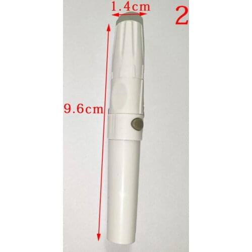 2021 NEW 1PC ABS Lancet Pen Lancing Device Diabetics Blood Collect 5 File Depth Adjustable Collection Glucose Test Pen