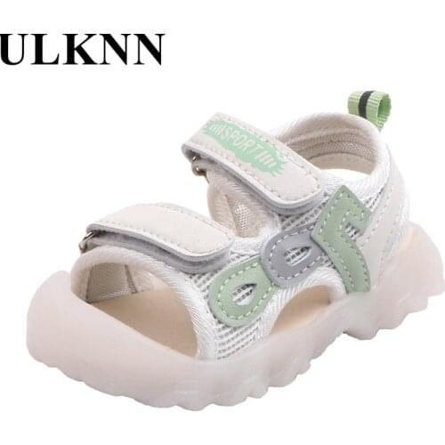 ULKNN 2021 Footwear For Children Girls Sandal Summer Spring Shoes Kids Casual Round Toe Shoes Fashion Sandals Solid Flat 15-26