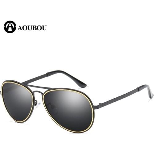 Retro Double ring Polarized Coating metal men glasses women occhiali da sole gafas mujer lunettes de soleil pour hommes AB940